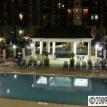 Pool area at 5th & Poplar uptown charlotte 4th ward resort  like living urban